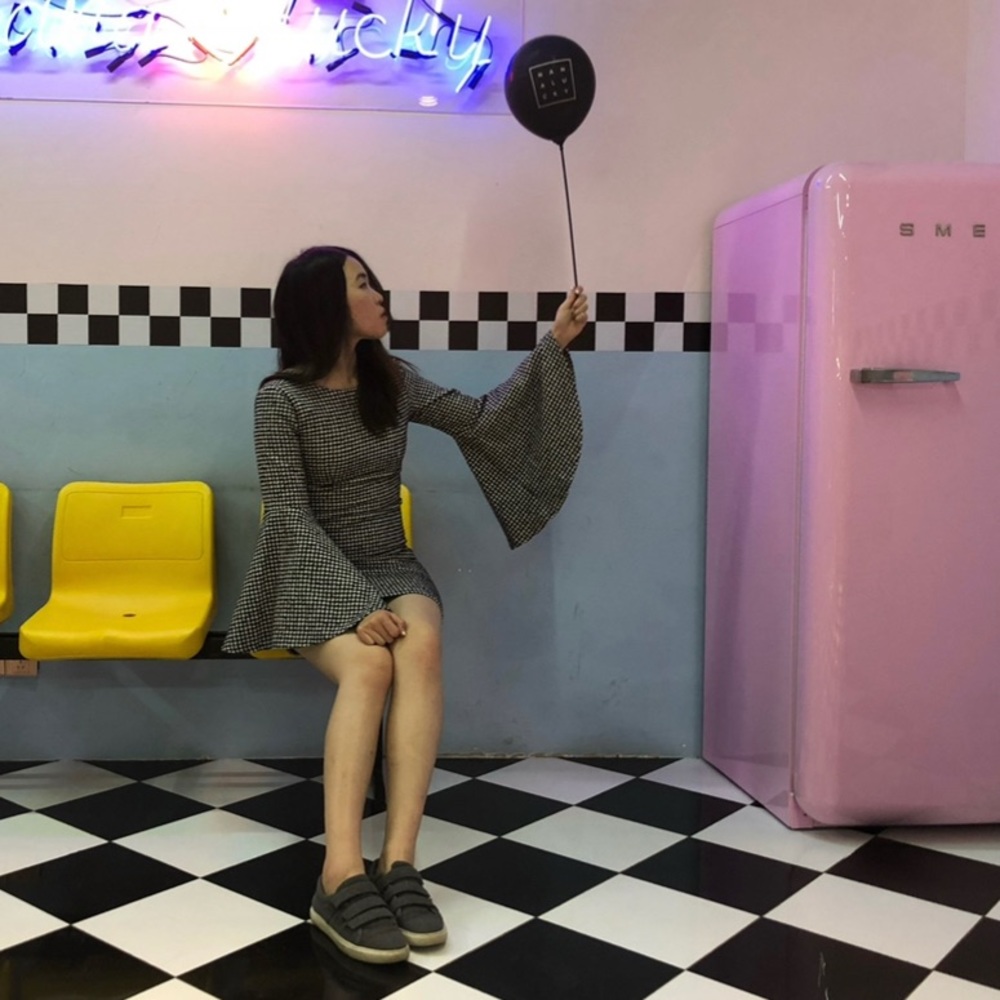 Houndstooth dress